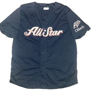 All Star Navy Blue Button-Up Shirt